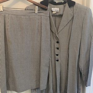 2 piece skirt suit pencil skirt knee length